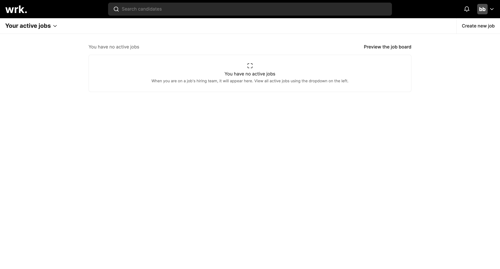 Wrk
				home page example