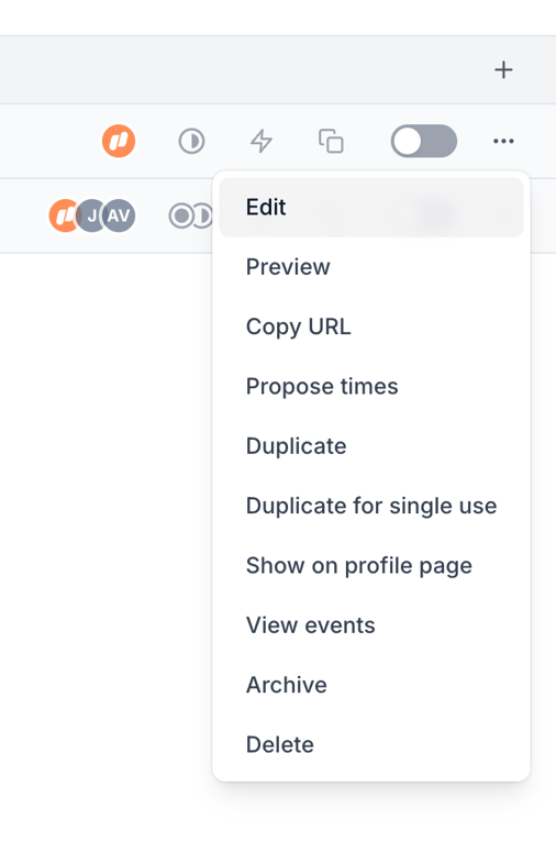 SavvyCal — Dropdown menu component