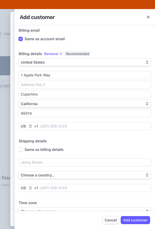 Stripe — Drawer component