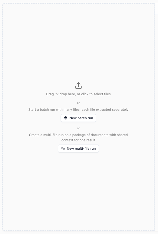 Extend — File upload input component