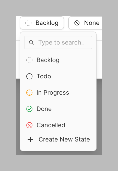 Plane — Dropdown menu component