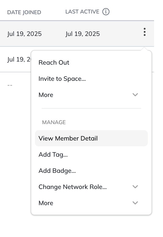 Mighty — Dropdown menu component