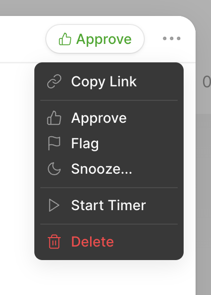 Marathon — Dropdown menu component