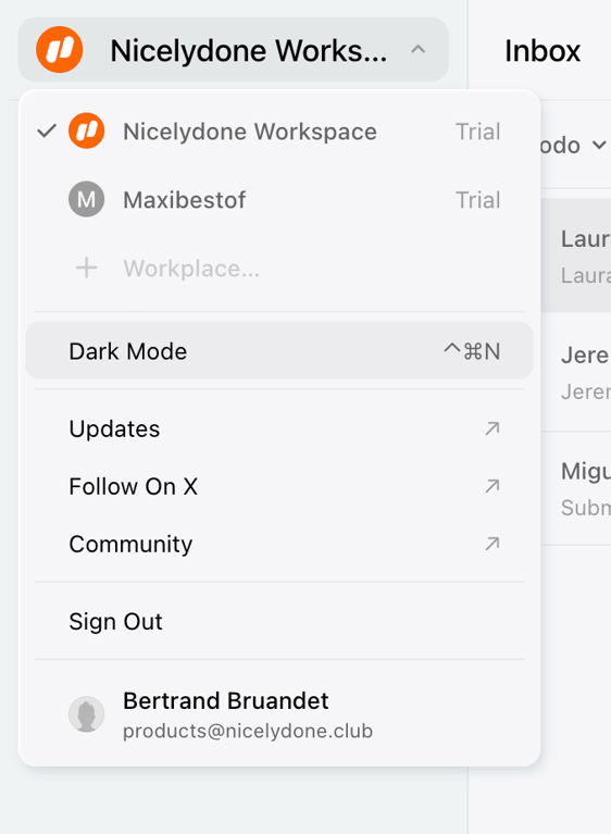 Lemni — Theme settings component