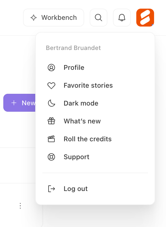 Tines — Dropdown menu component