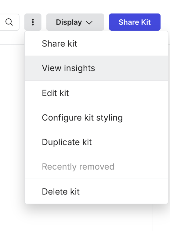 Lingo — Dropdown menu component