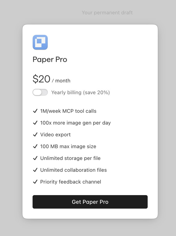 Paper — Modal component