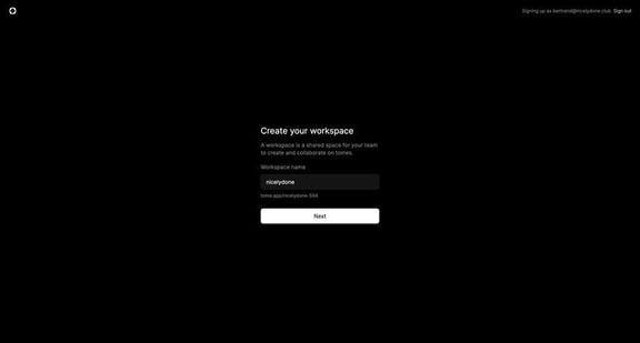 Onboarding - Tome