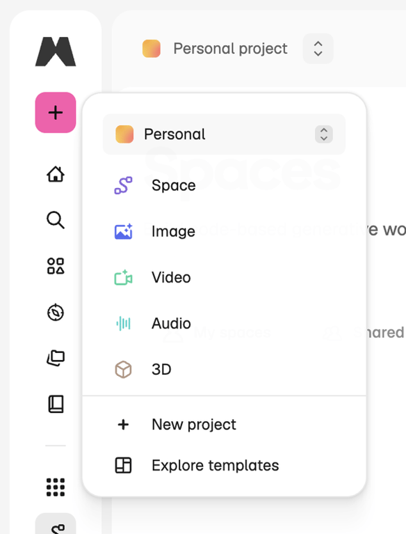 Magnific — Dropdown menu component