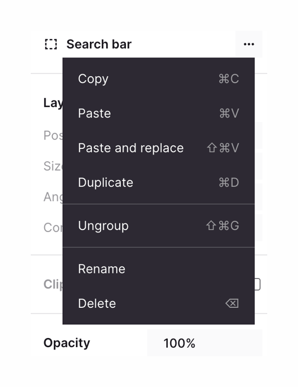 Jitter — Dropdown menu component