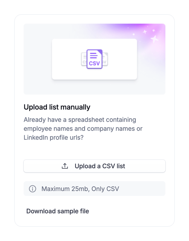 Wiza — File upload input component