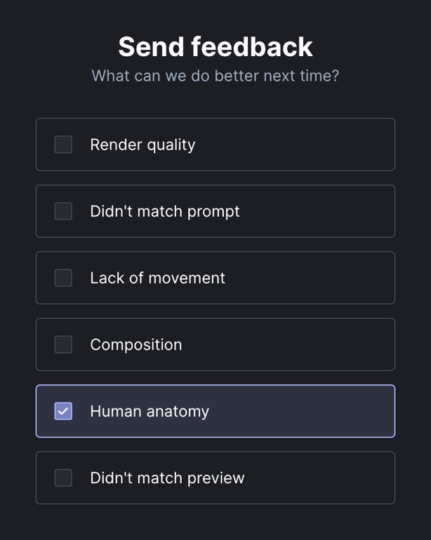 Runway — Checkbox & radio component