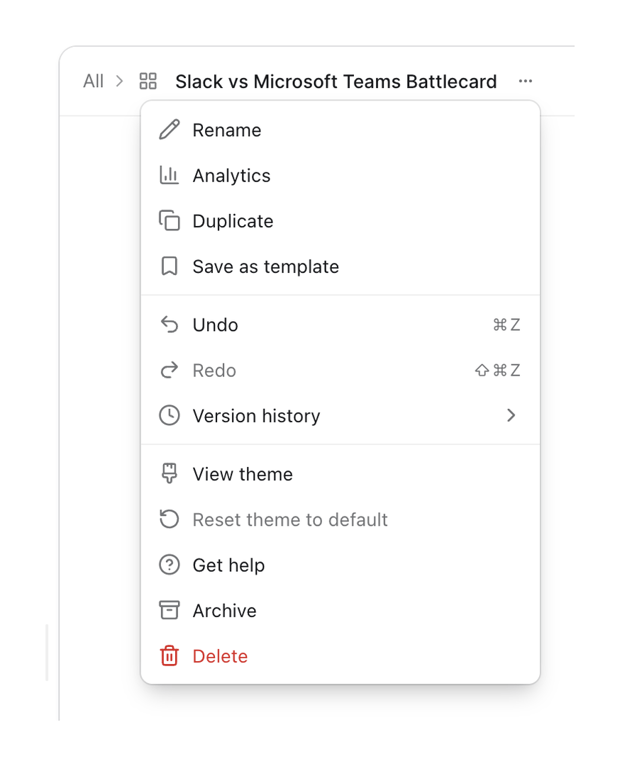 Mutinyhq — Dropdown menu component