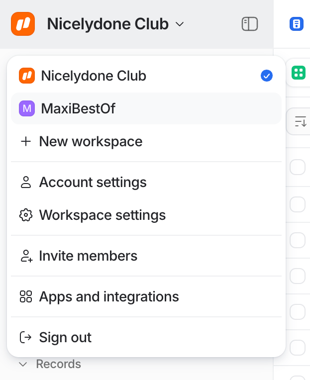 Attio — Dropdown menu component