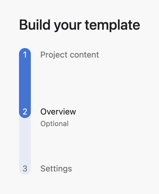 Asana — Stepper component