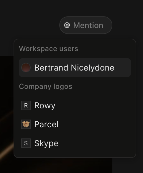 Chronicle — Autocomplete component