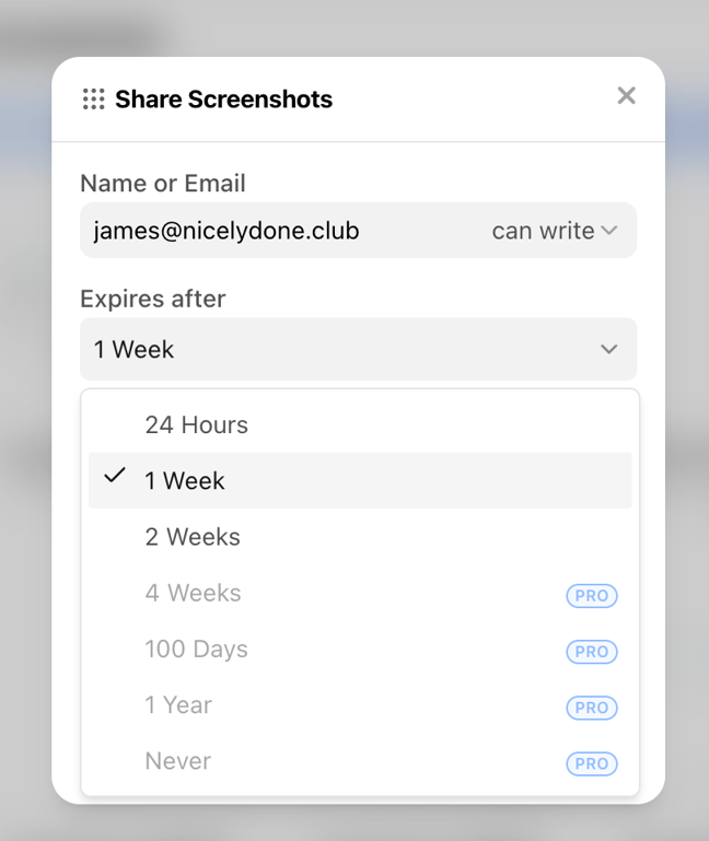 Shuttle — Input select component