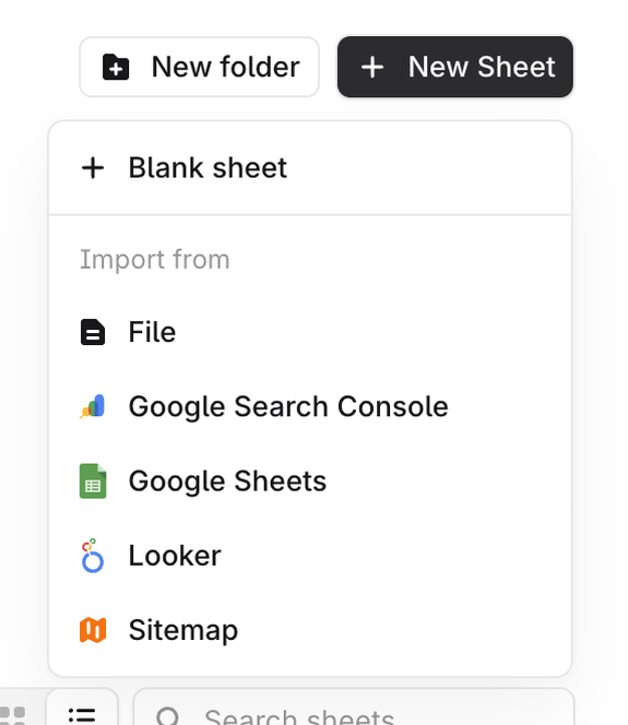 Tryprofound — Dropdown menu component