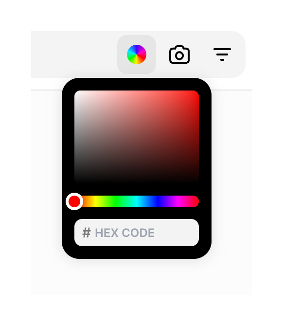 Fabric — Color picker component