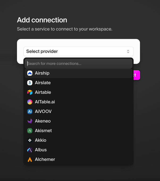 Hypermode — Dropdown menu component