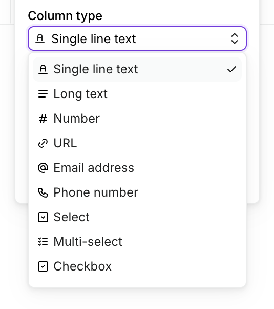 Freckle — Dropdown menu component
