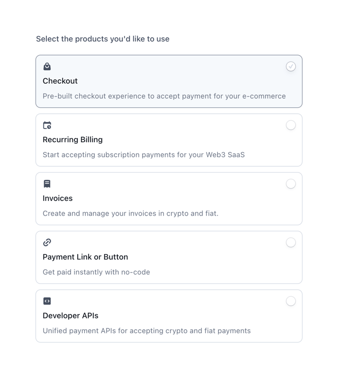 Copperx — Radio button component
