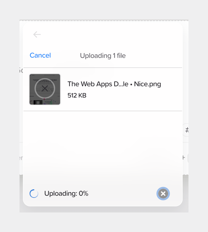 Supernotes — File upload input component