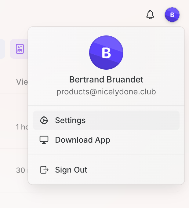 Craft — Dropdown menu component