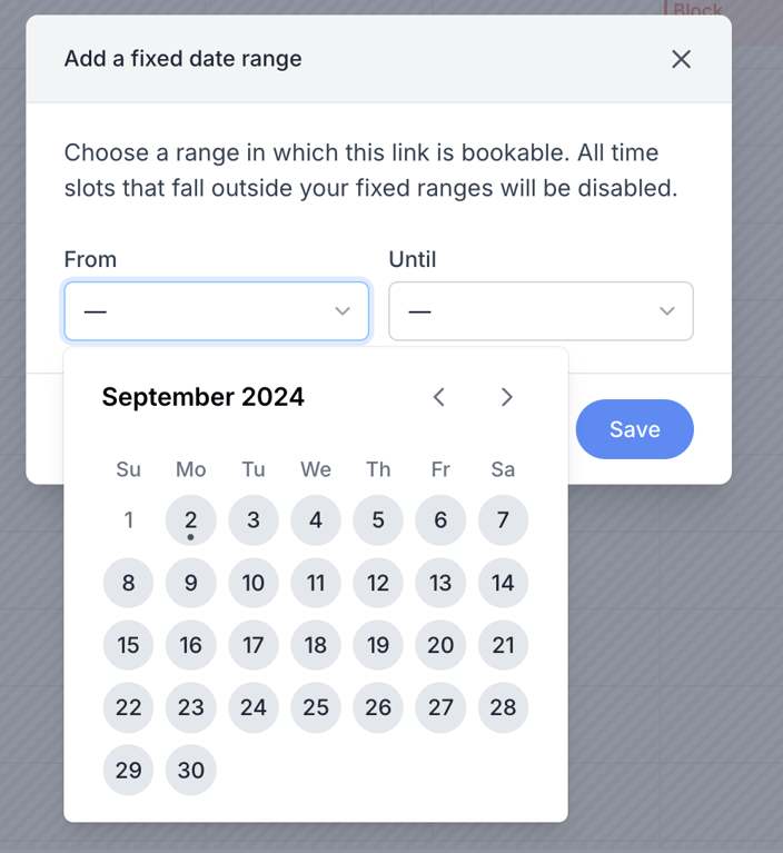 SavvyCal — Datepicker component