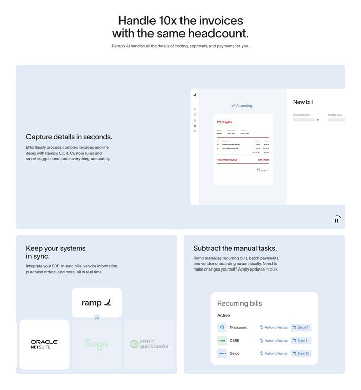 Ramp — Bento box component