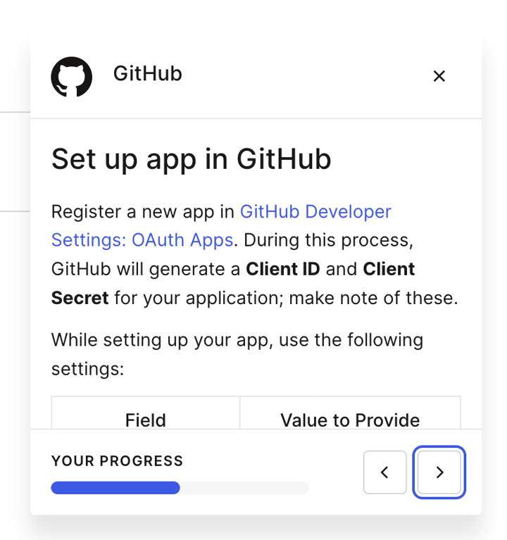 Auth0 — Progress indicator component
