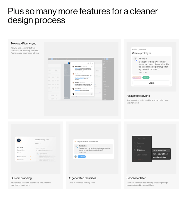 Marathon — Bento box component