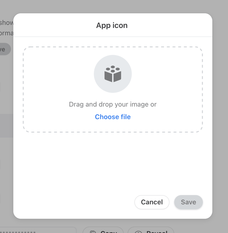 Front — File upload input component