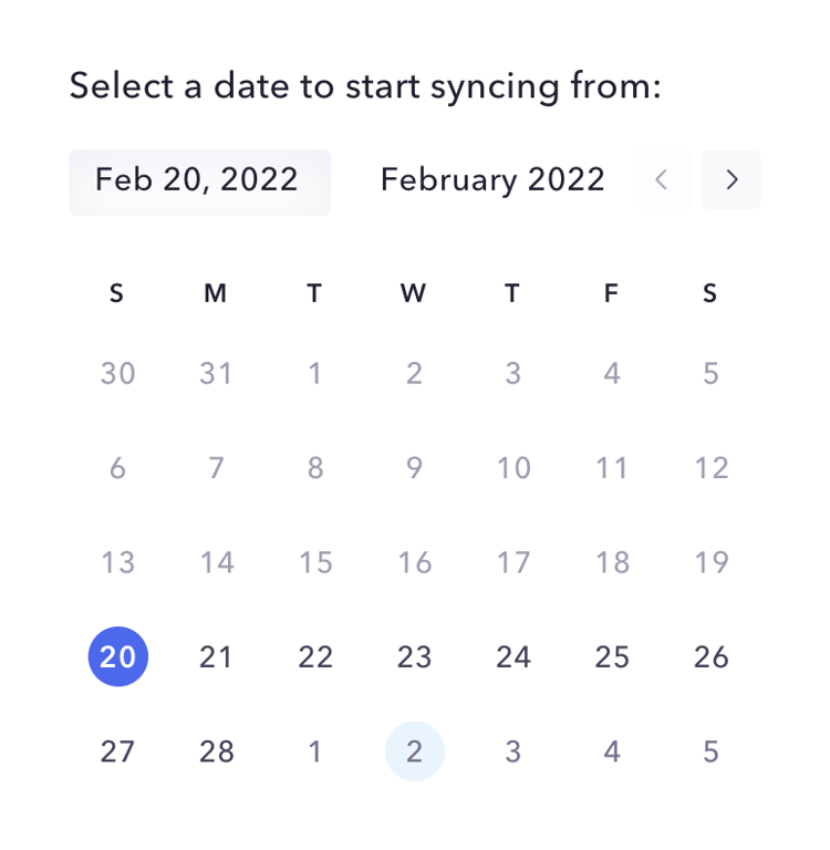 Mercury — Datepicker component