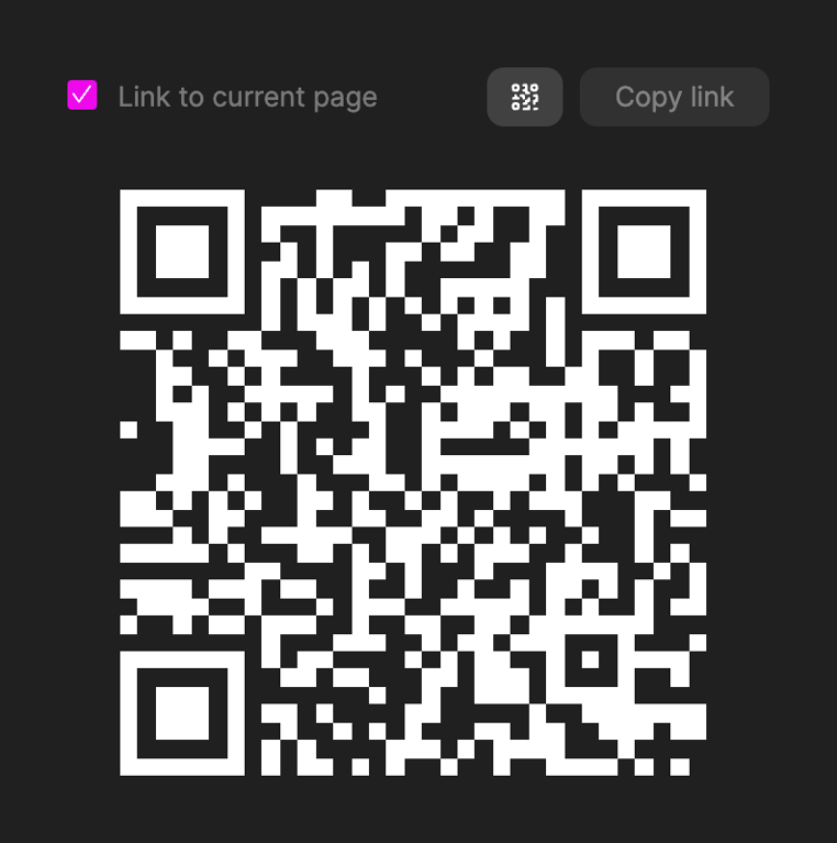 Tome — QR code component