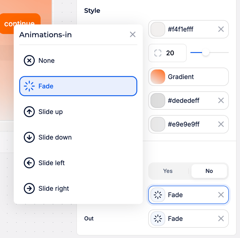 Jimo — Input select component