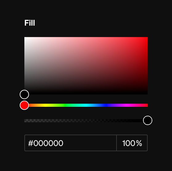 Standards — Color picker component