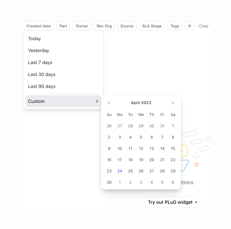 DevRev — Input date component