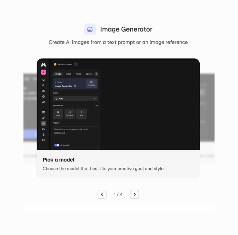 Magnific — Stepper component