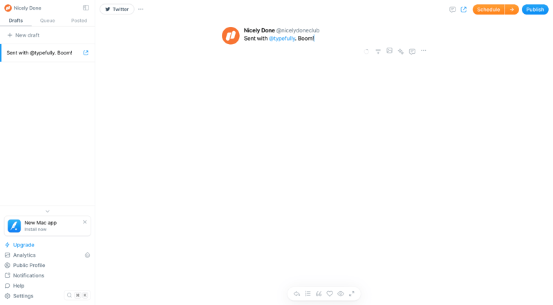 Typefully
			         ux ui design