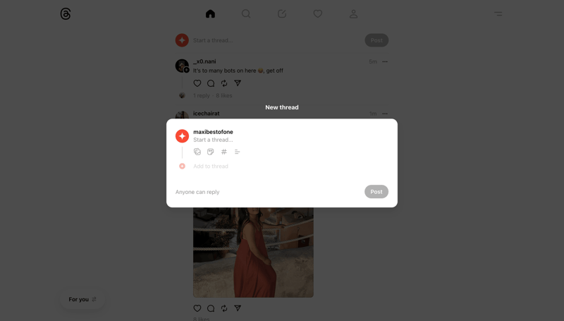 Threads
			    ux ui design
