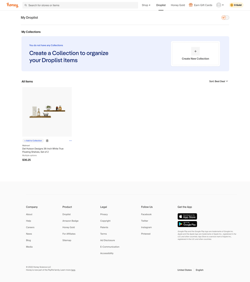 Honey
			     ux ui design