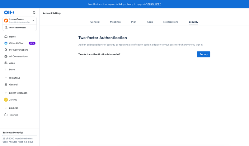 Otter
			        ux ui design