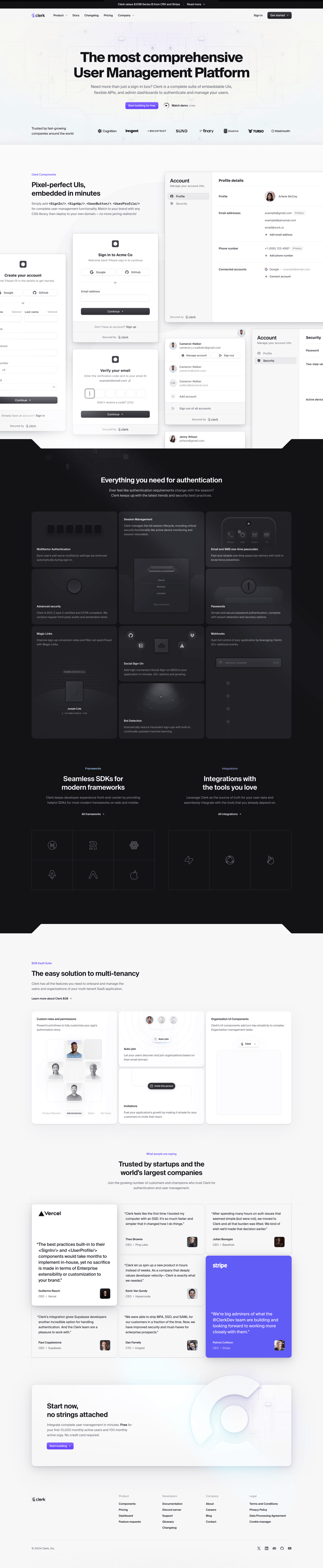 Clerk
			      ux ui design