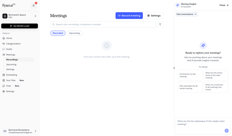 Fyxer screen example