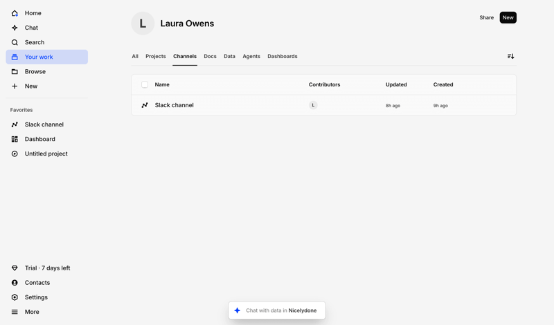 Dovetail screen example