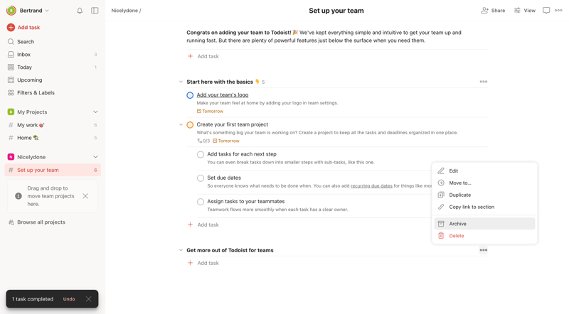 Todoist
			              ux ui design