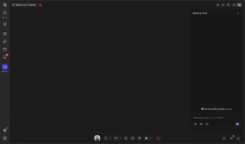 Gather screen example