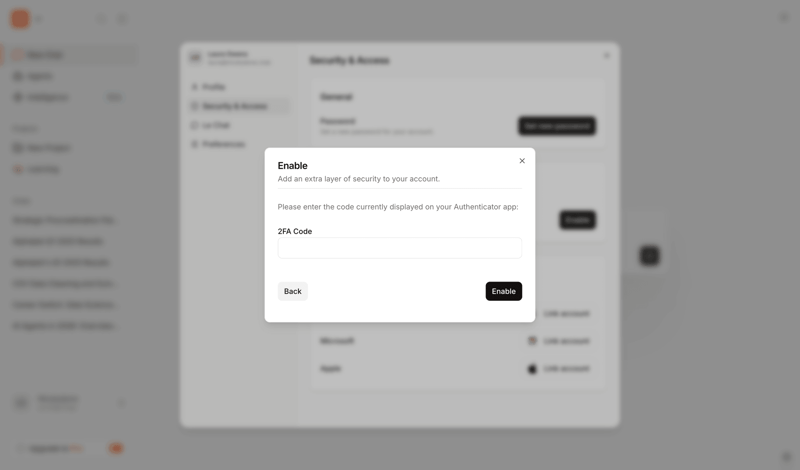 Mistral screen example