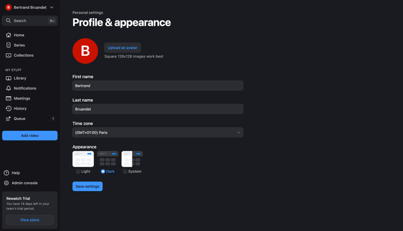 Rewatch
			         ux ui design